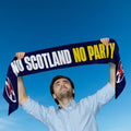 No Scotland No Party - WC26 - Knitted Eyelet Football Scarf