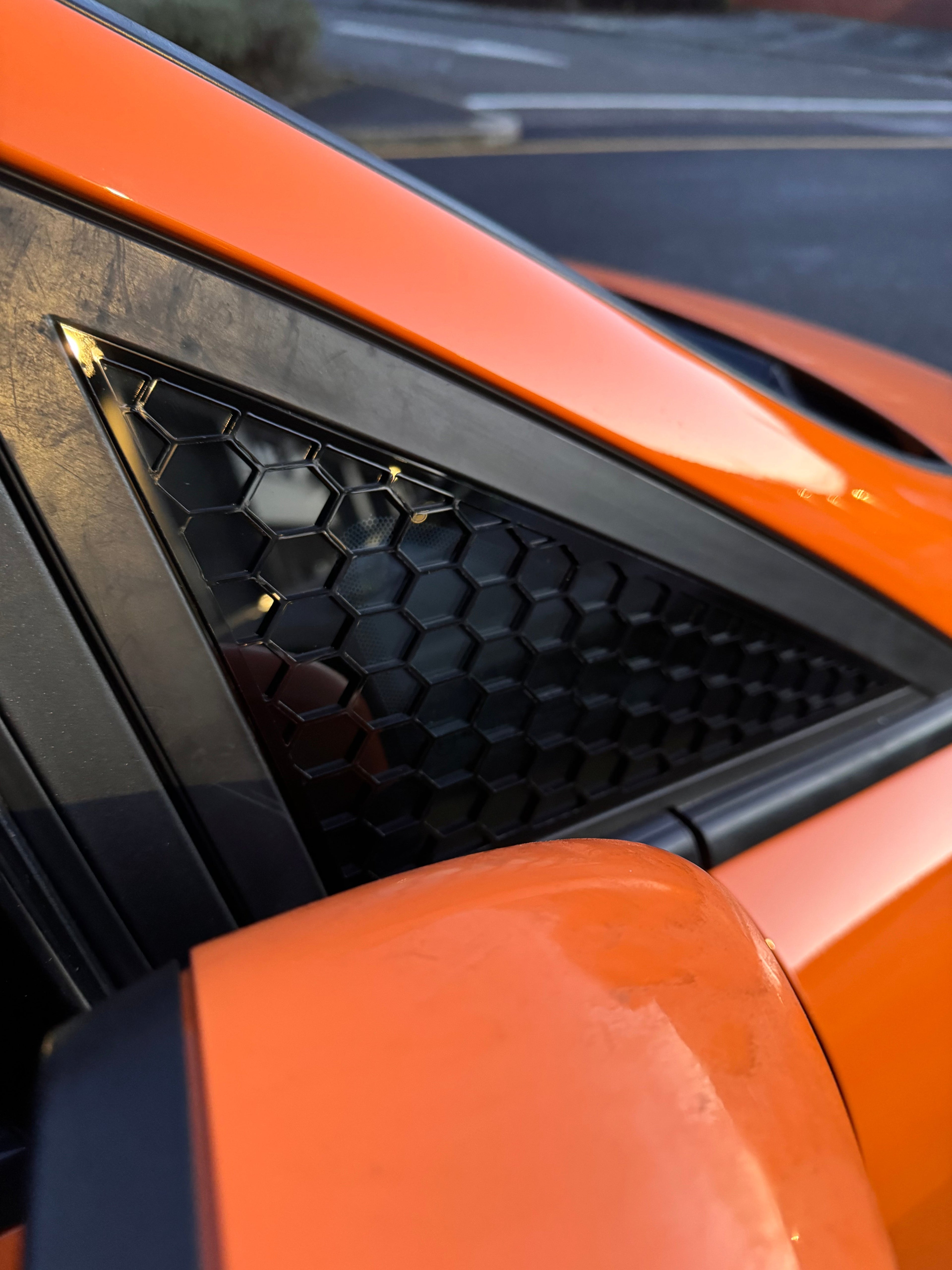 MK8 / MK8.5 Ford Fiesta Front Quarter Window Panels - Flag Edition