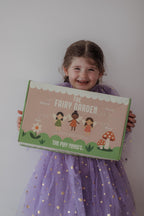 Fairy Garden Starter Kit (Apron,Tray, Shovel, Fairies, Soil & Seeds)