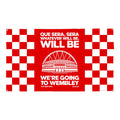 Nottingham Forest - Que Sera, Sera - Banner - Chequered - Two Sizes