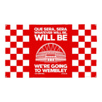 Nottingham Forest - Que Sera, Sera - Banner - Chequered - Two Sizes
