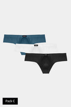 3 Pack CHEEKY Thong Briefs