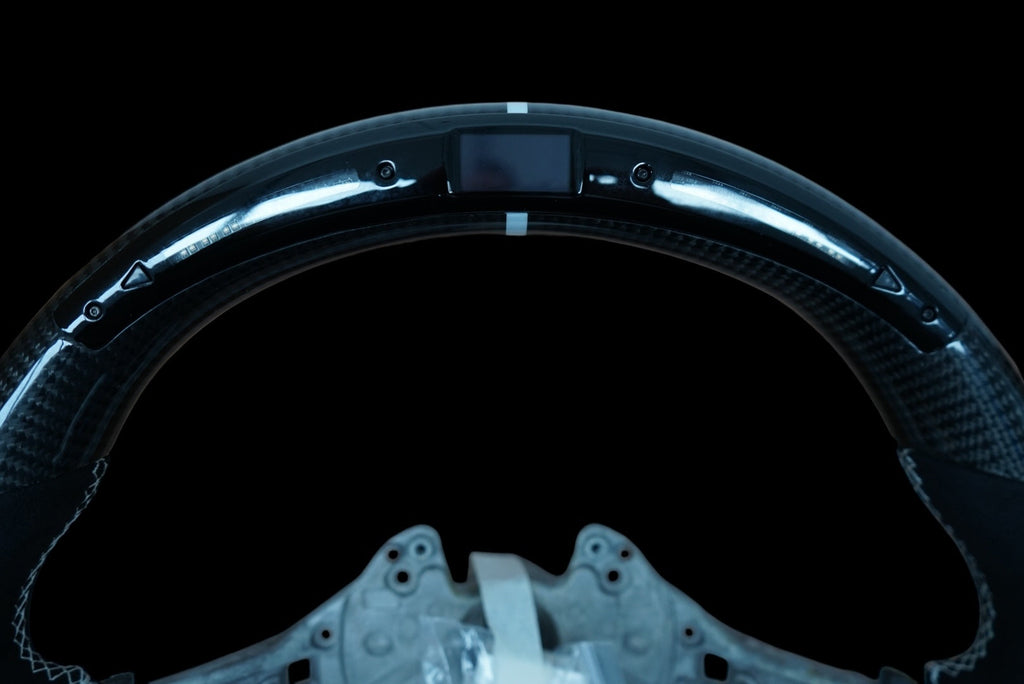 BMW 1, 2, 3, 4 + Other F Series LED Carbon Fibre Steering Wheel (IN STOCK - SWBMWF4)