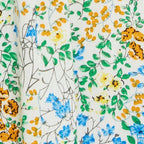 Louche Cathleen Mini Flower Show Print Mini Tea Dress