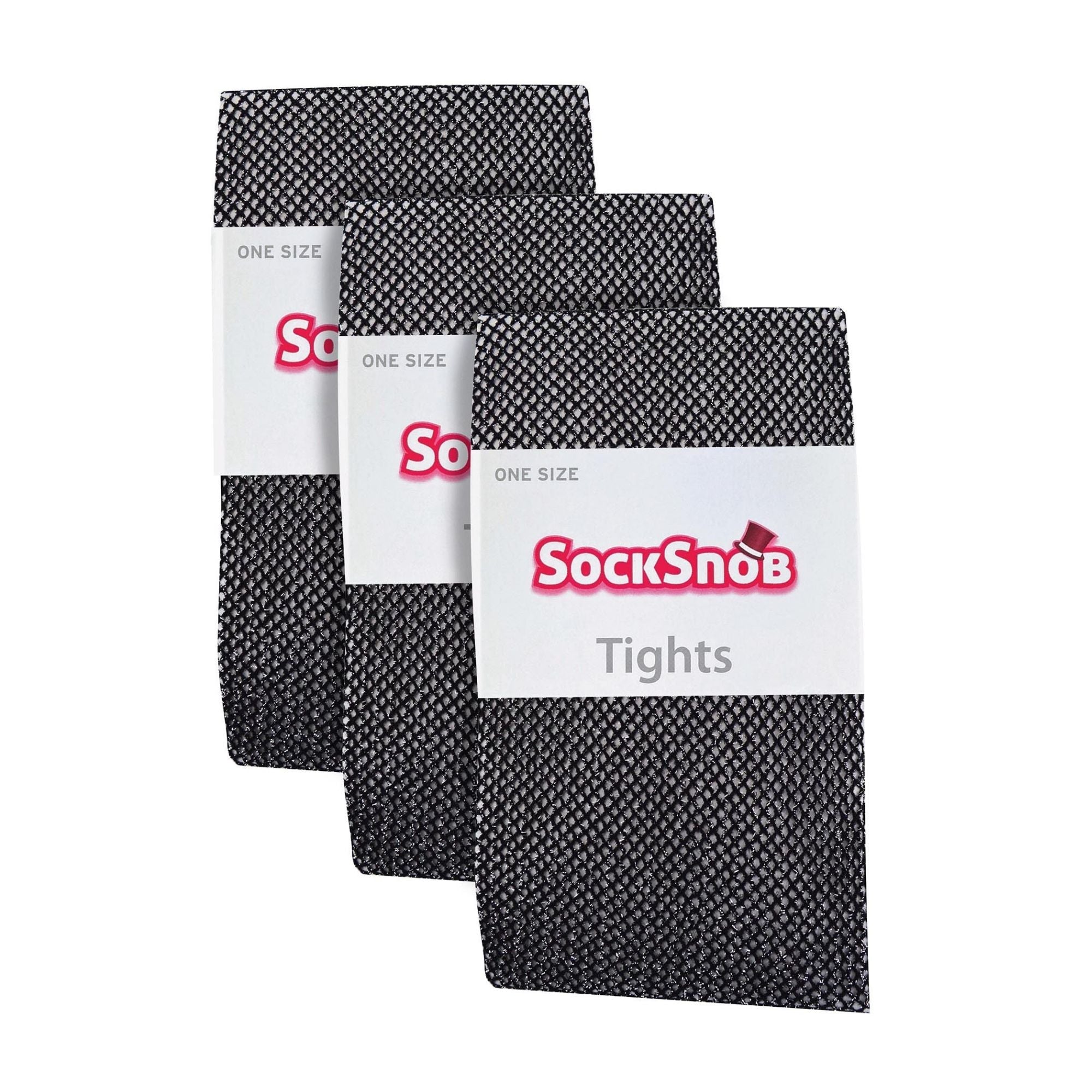 3 Pairs Fishnet Ladies Tights | Footed Pretty Stocking Ideal for Dance Party