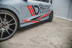 Maxton Design - STREET PRO SIDE SKIRT SPLITTERS (+FLAPS) FORD FIESTA MK8/8.5 ST/ ST LINE (2017-)