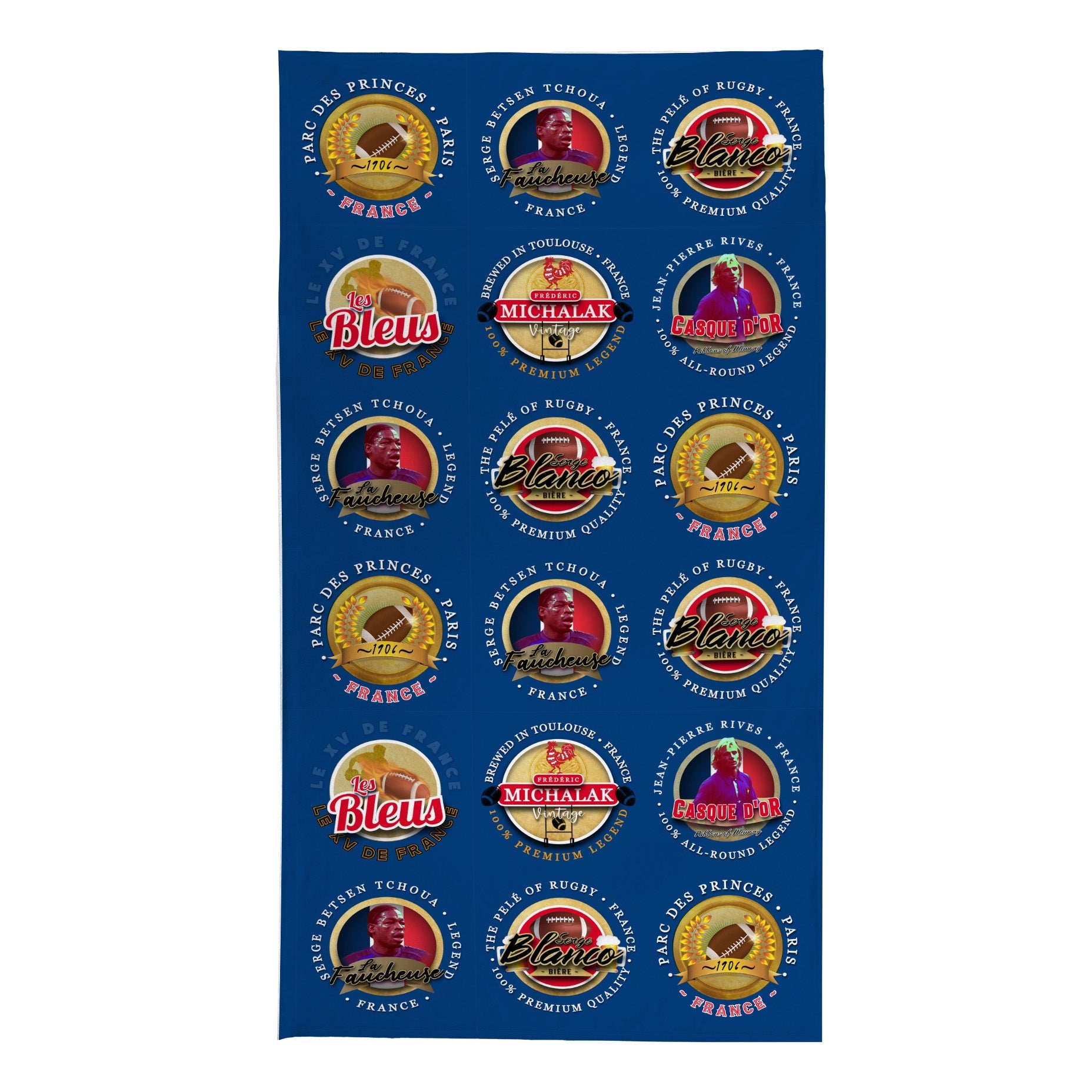 France Rugby Union - Legend Collection - Beach Towel