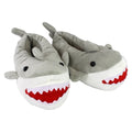 Kids Soft Plush Novelty 3D Grey Shark Slippers