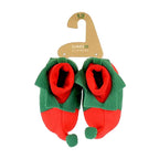Baby Plush Christmas Elf & Reindeer Slippers for Winter