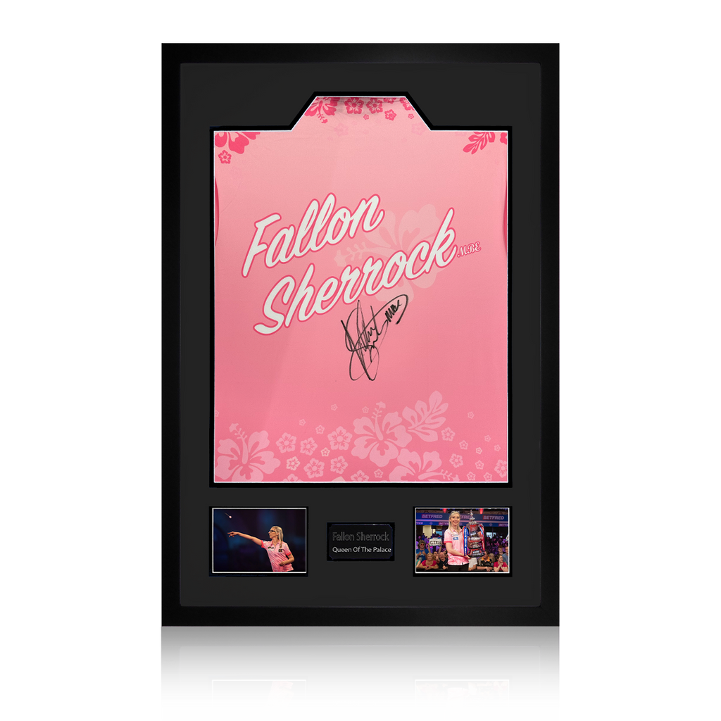 Fallon Sherrock Signed Shirt Premium Frame