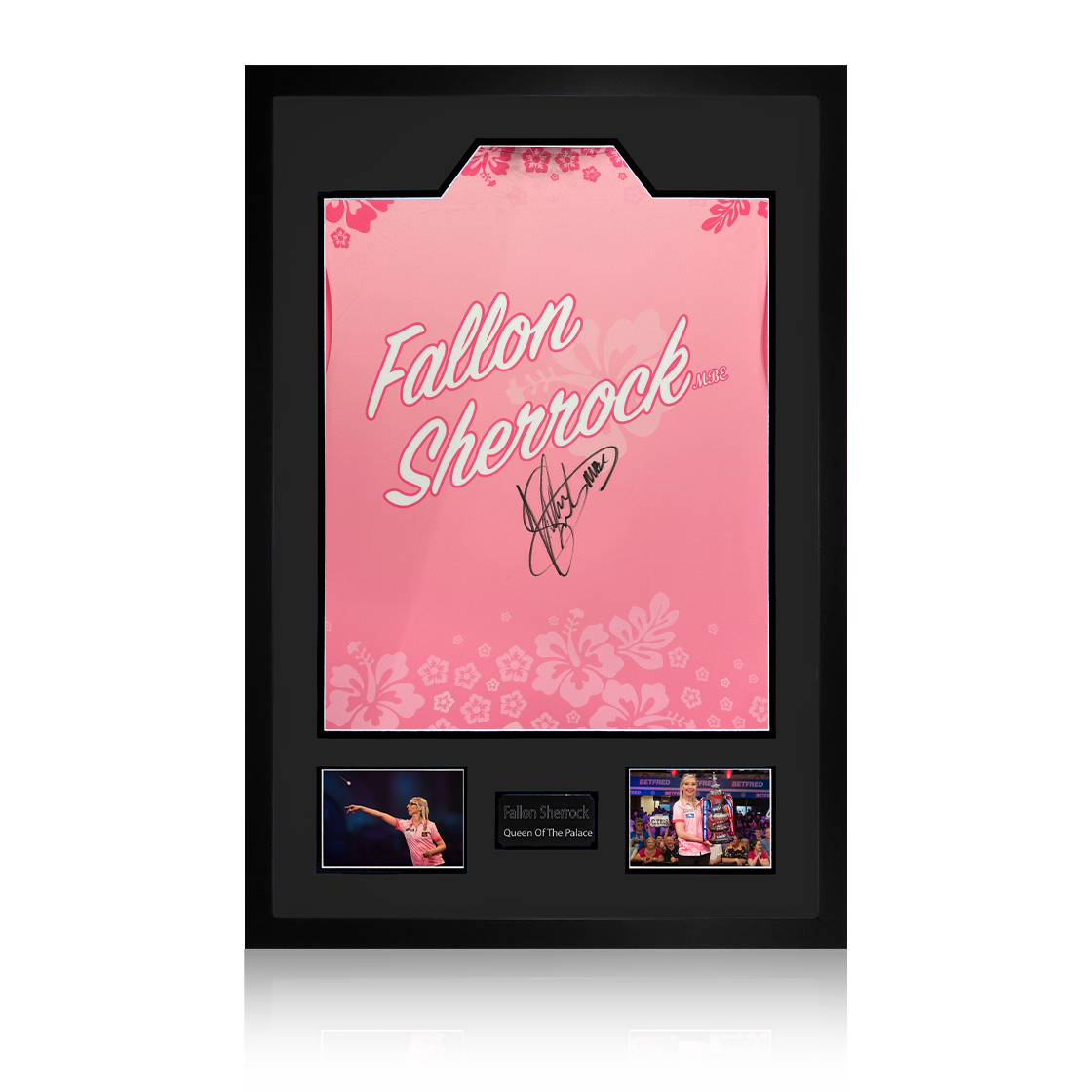 Fallon Sherrock Signed Shirt Premium Frame