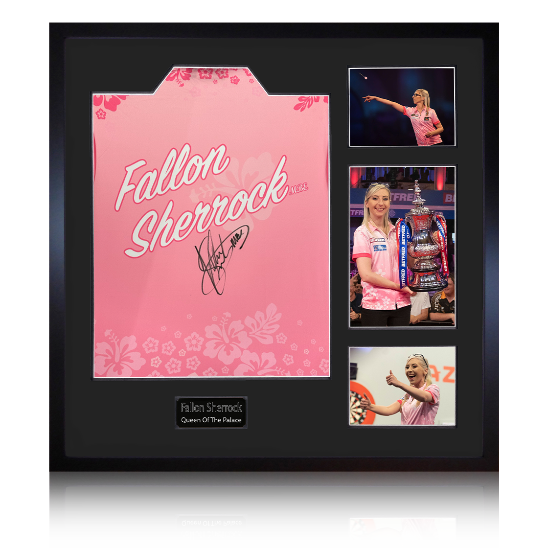 Fallon Sherrock Signed Shirt Elite Frame