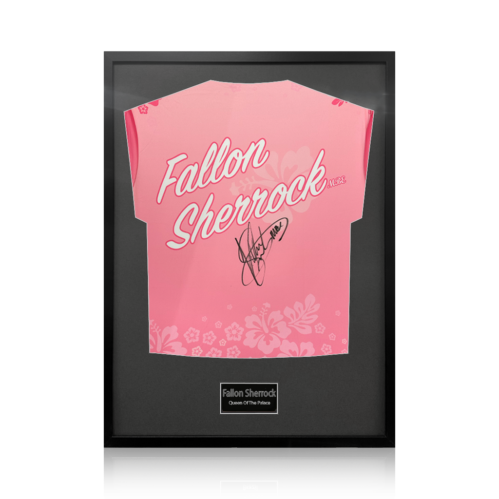 Fallon Sherrock Signed Shirt Standard Frame