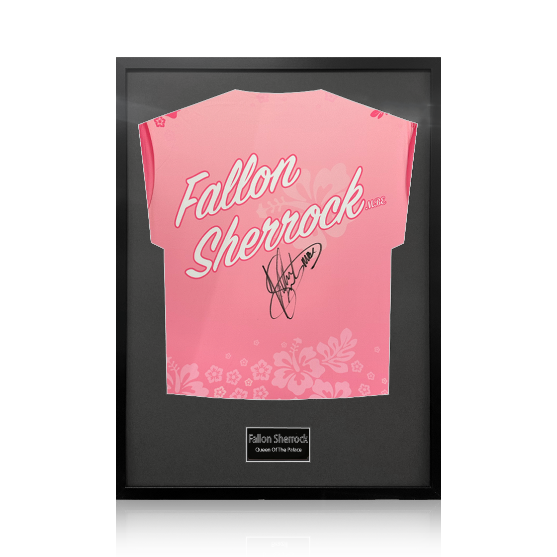 Fallon Sherrock Signed Shirt Standard Frame
