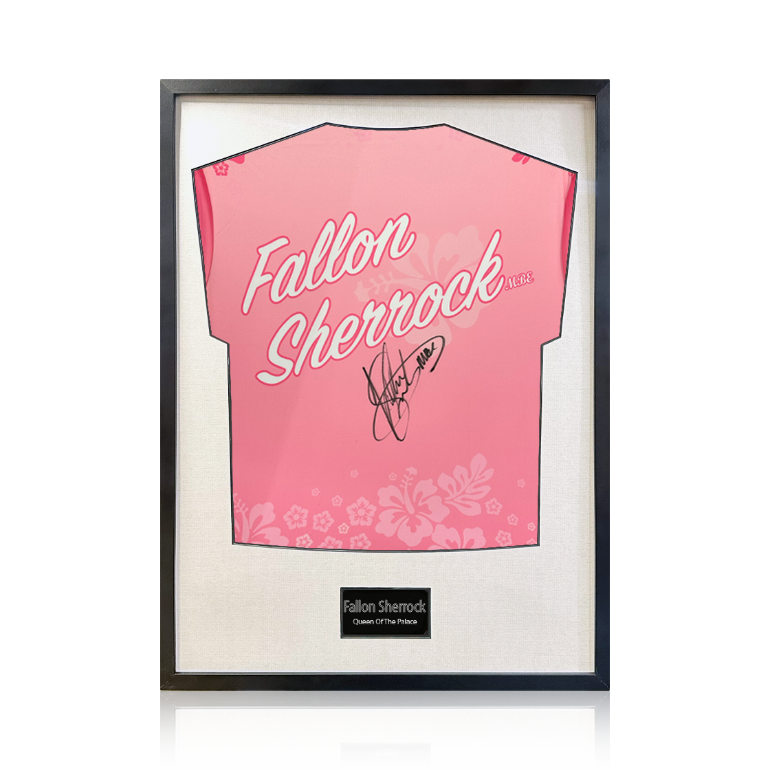 Fallon Sherrock Signed Shirt Standard Frame