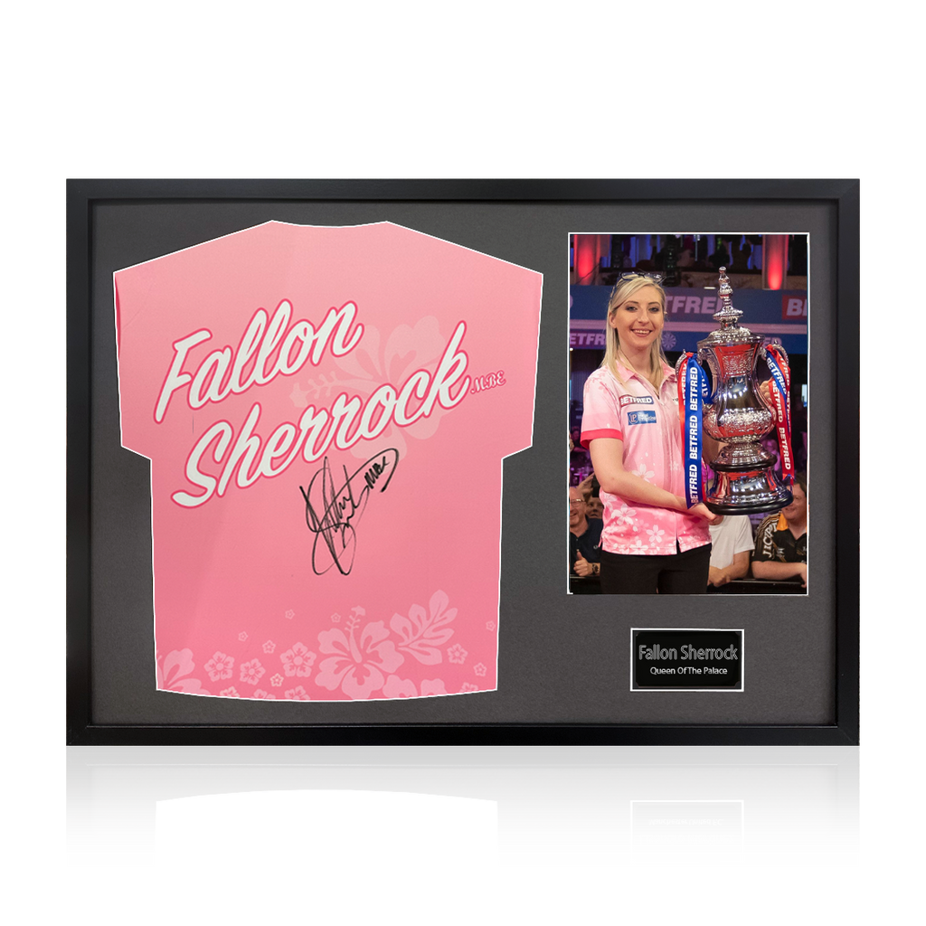 Fallon Sherrock Signed Shirt Classic Frame