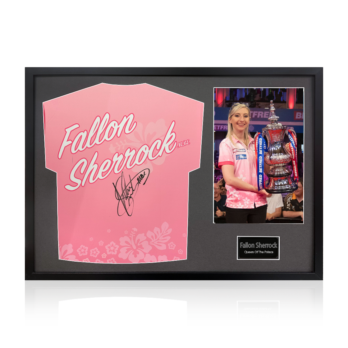 Fallon Sherrock Signed Shirt Classic Frame