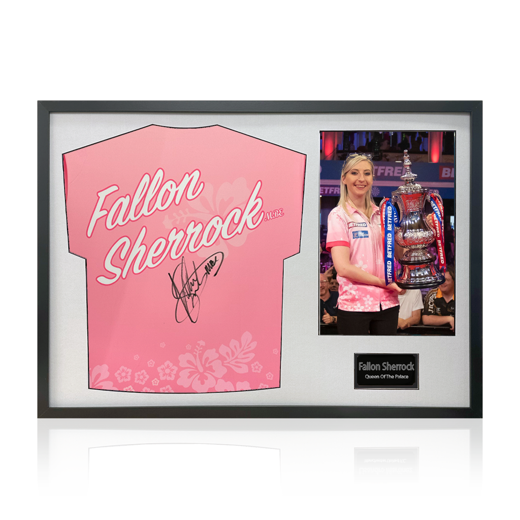 Fallon Sherrock Signed Shirt Classic Frame