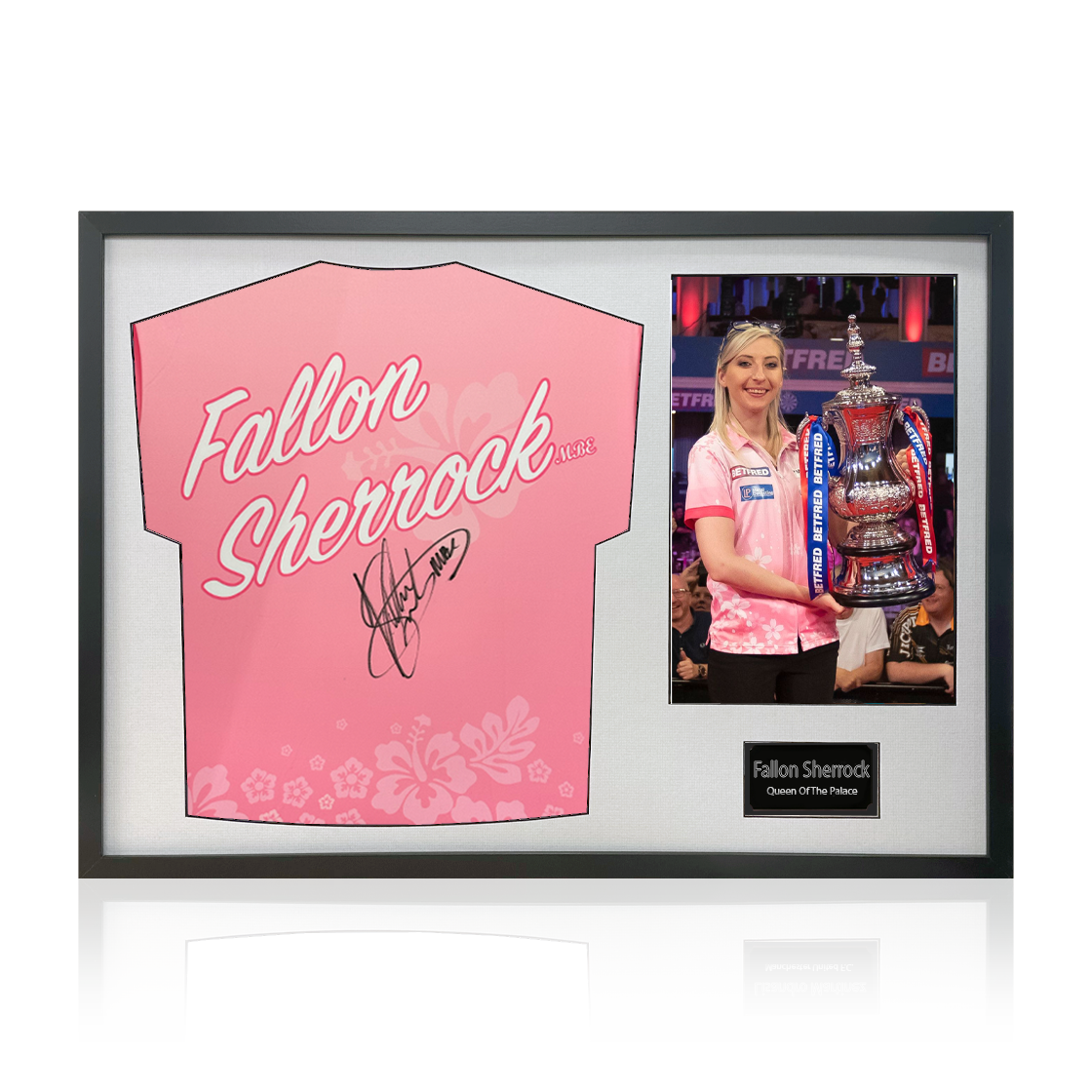 Fallon Sherrock Signed Shirt Classic Frame