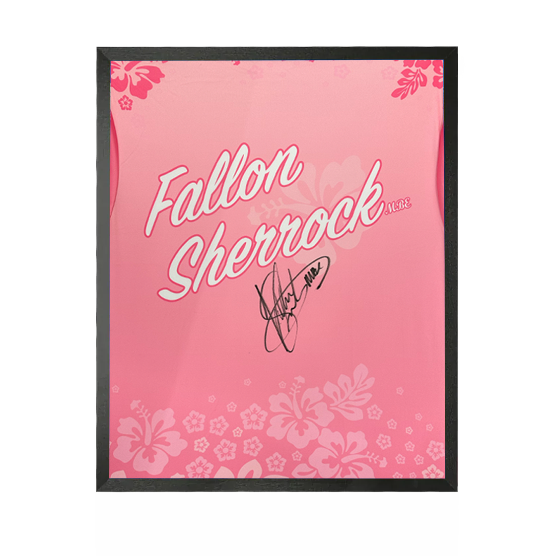 Fallon Sherrock Signed Shirt Compact Frame