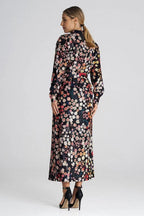 Figl Maxi Shirt Daydress with Collar