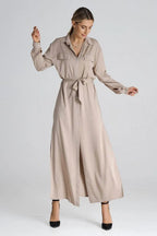 Figl Maxi Shirt Daydress with Collar