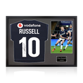 Finn Russell Signed Scotland 2025 Shirt Classic Frame
