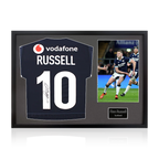 Finn Russell Signed Scotland 2025 Shirt Classic Frame