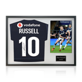 Finn Russell Signed Scotland 2025 Shirt Classic Frame