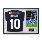 Finn Russell Signed Scotland 2025 Shirt Classic Frame