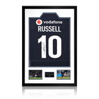 Finn Russell Signed Scotland 2025 Shirt Premium Frame