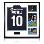 Finn Russell Signed Scotland 2025 Shirt Elite Frame