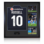 Finn Russell Signed Scotland 2025 Shirt Elite Frame