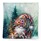 Christmas Gonk In Nature - Fleece Blanket 150cm X 150cm