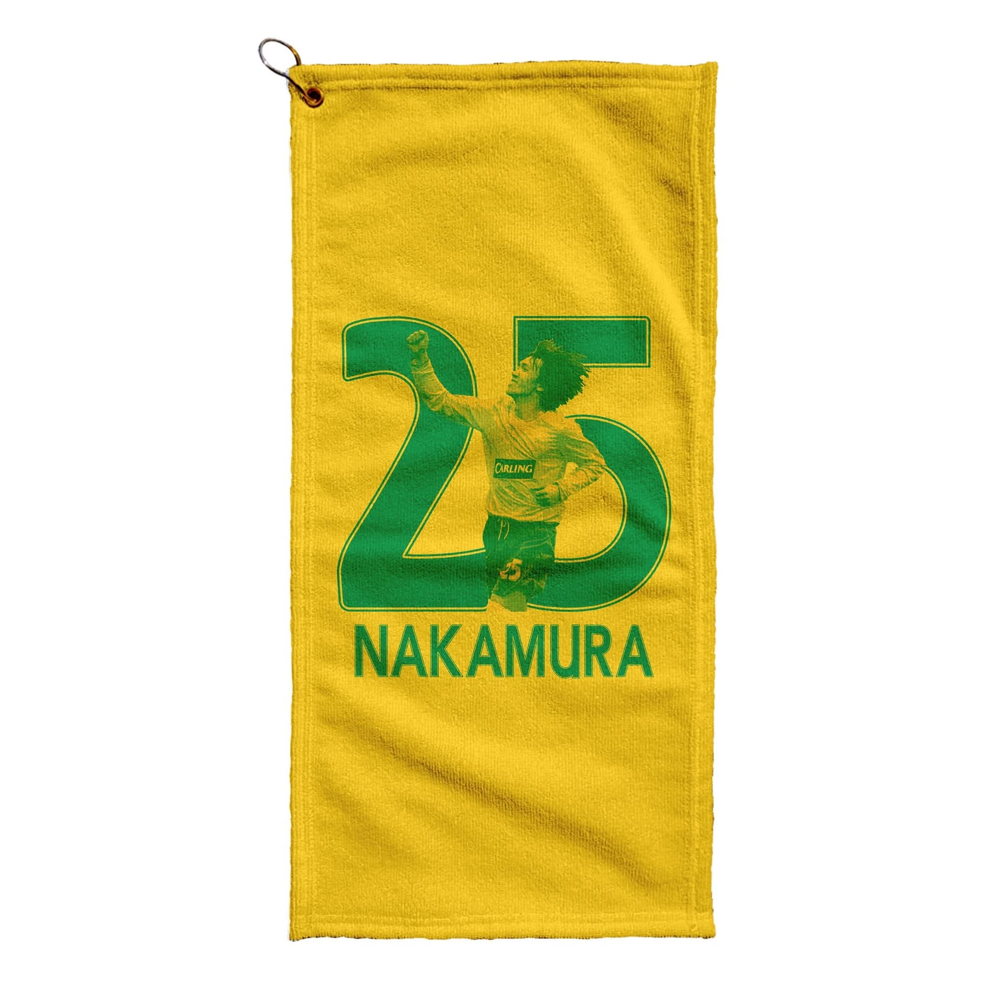 Celtic Nakamura 25 - Football Legends - Golf Towel