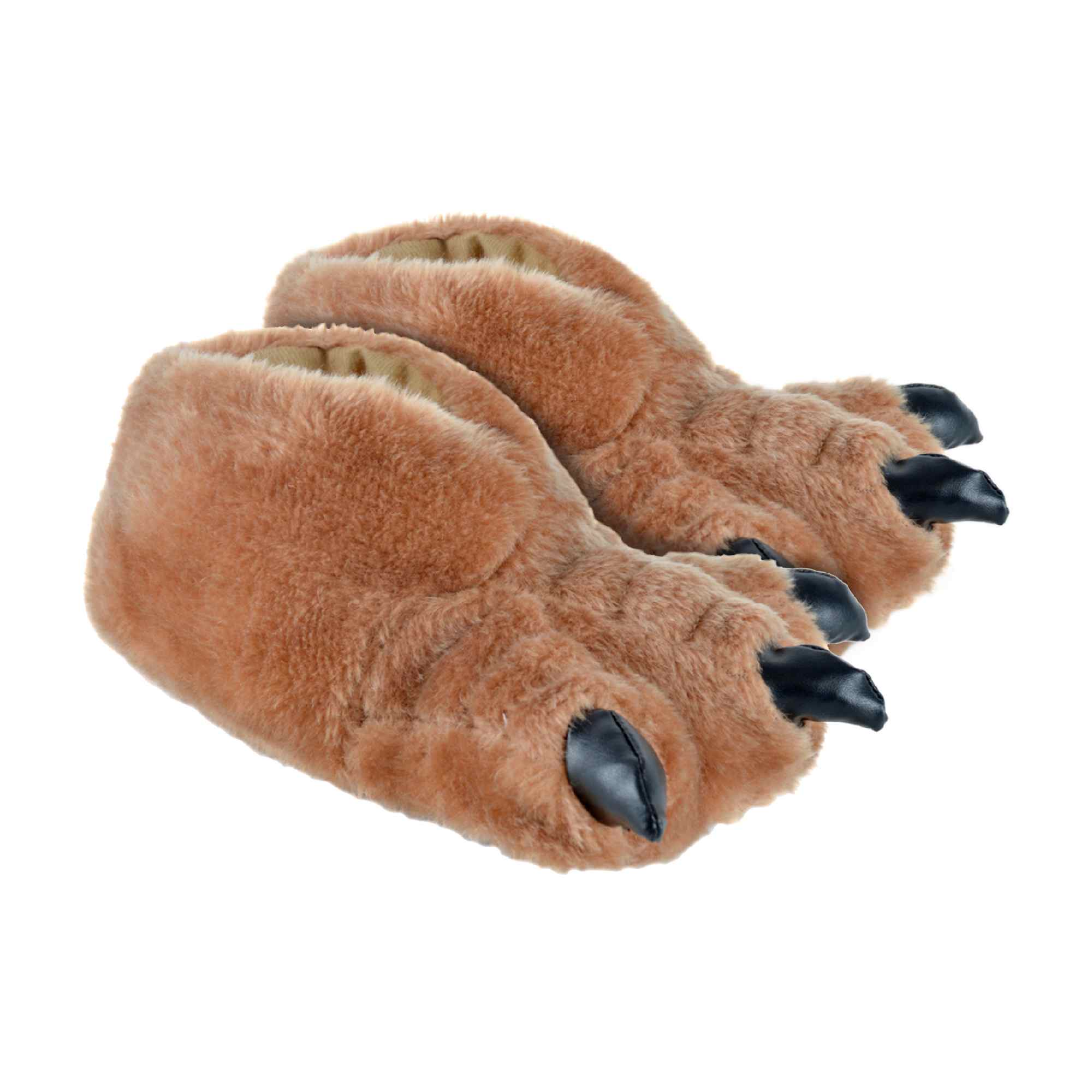 Kids Novelty 3D Monster Feet Plush Slippers (4 Sizes)