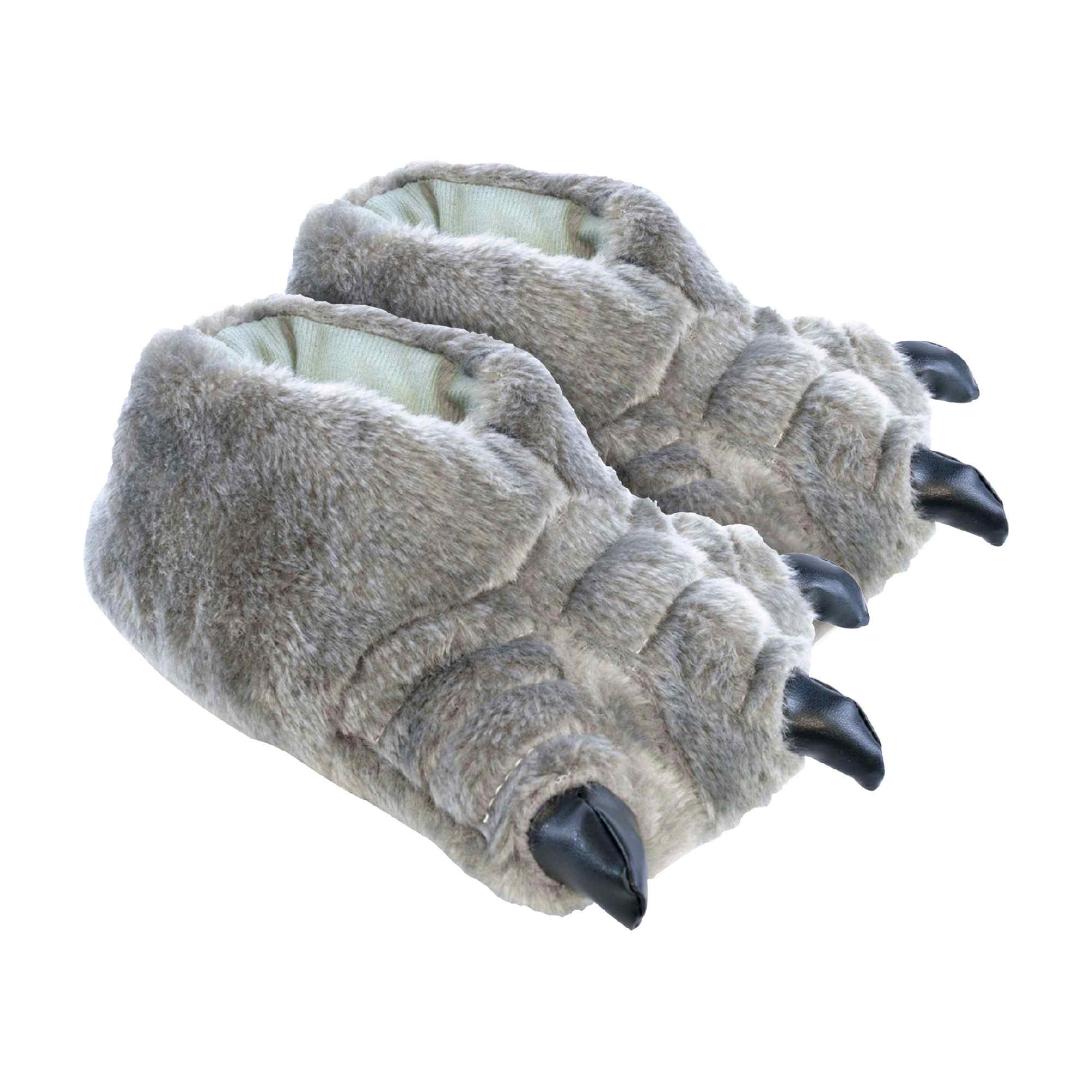 Kids Novelty 3D Monster Feet Plush Slippers (4 Sizes)