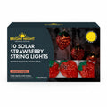 Solar LED strawberry string lights