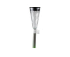 Crystal effect solar light post