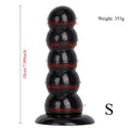 Thick Beaded Butt Plug