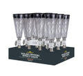 Crystal effect solar light post