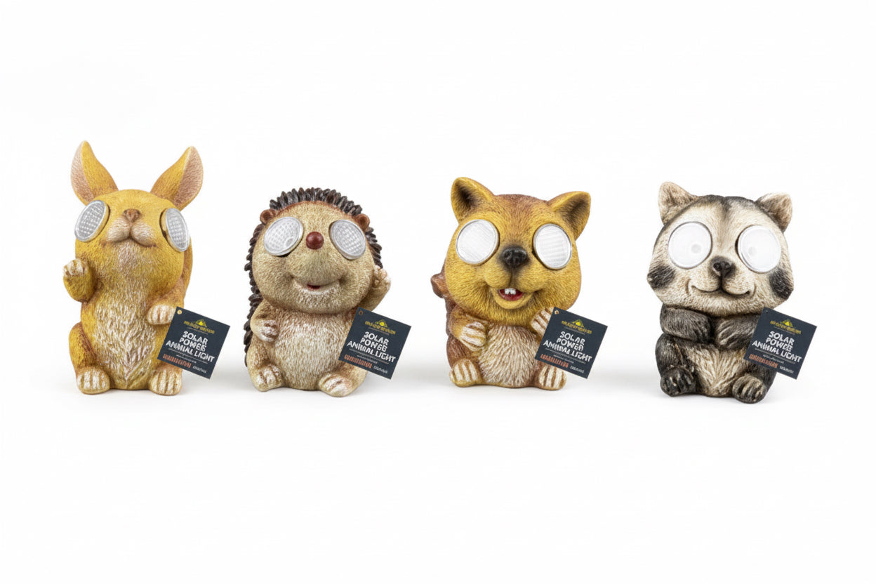 Forest animal solar light 11cm