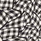 Louche Merle Gingham Twist Print V Neck Mini Tea Dress