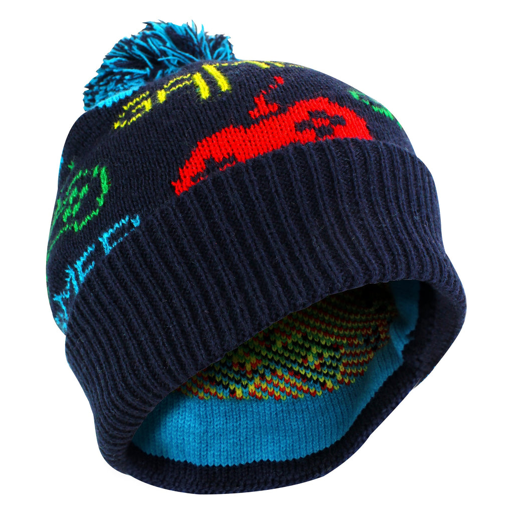 Boys Gaming Bobble Hat for Winter