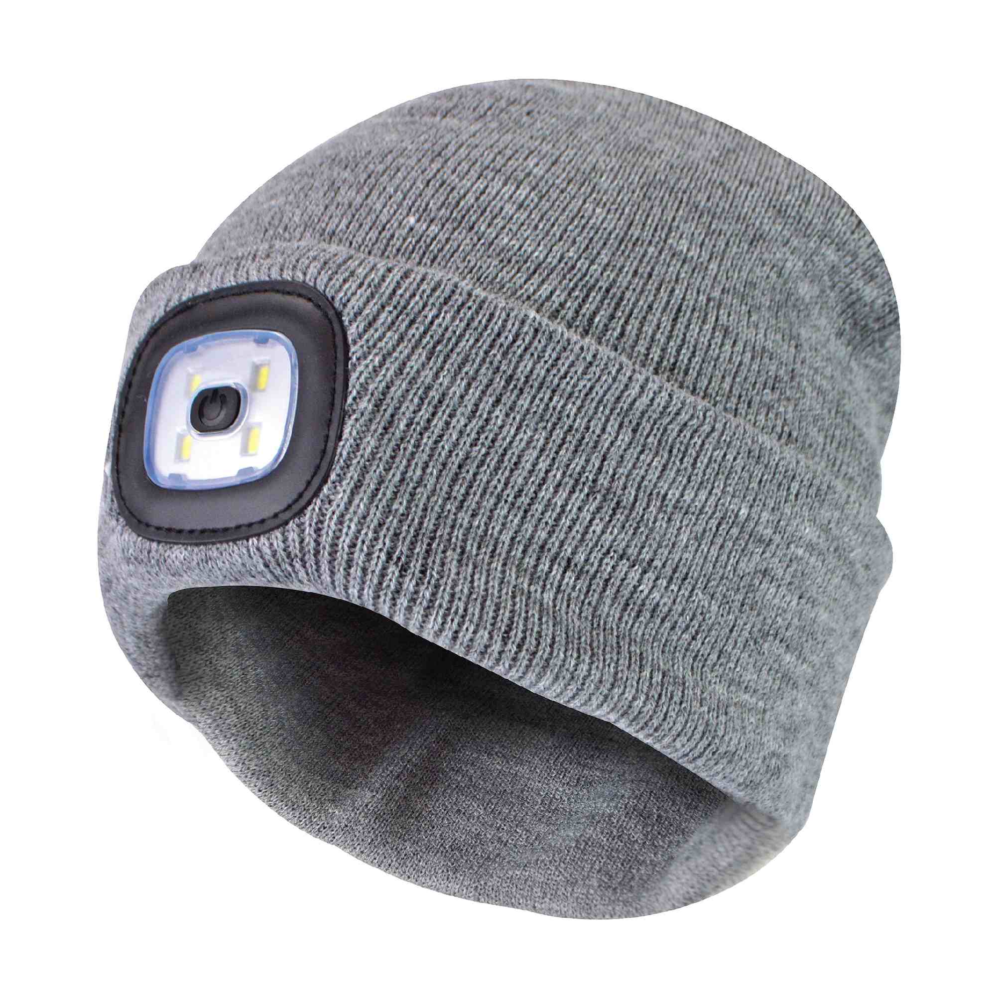 Ladies Led Beanie Hat | Knitted Rechargeable Beanie with Headlamp