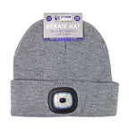 Ladies Led Beanie Hat | Knitted Rechargeable Beanie with Headlamp