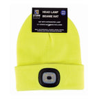 Ladies & Mens Winter Knit Beanie Hat with LED Light Torch