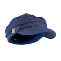 Ladies Cotton Peaked Denim Baker Boy Hat