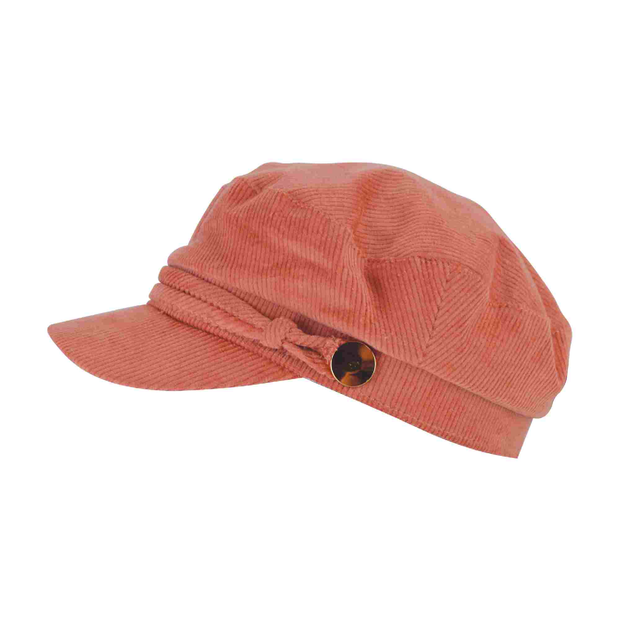 Ladies Cotton Peaked Denim Baker Boy Hat
