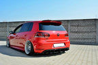 Maxton Design - Rear diffuser & Rear Side Splitters VW GOLF MK6 GTI / 35TH